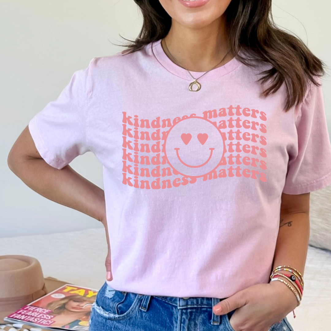 Kindness Matters Pink T- Shirt