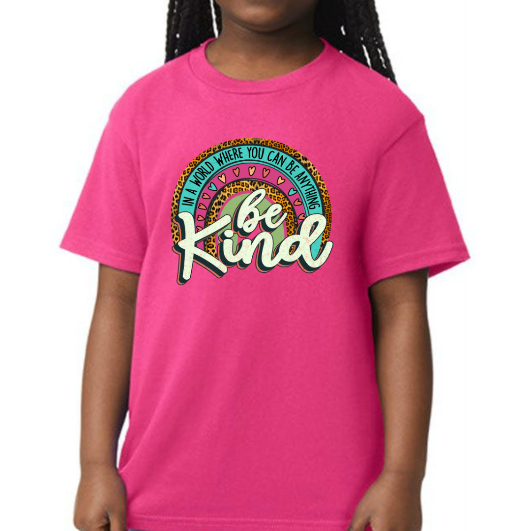 Kids In A World Pink T- Shirt