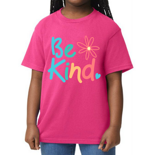 Kids Be Kind Pink T- Shirt