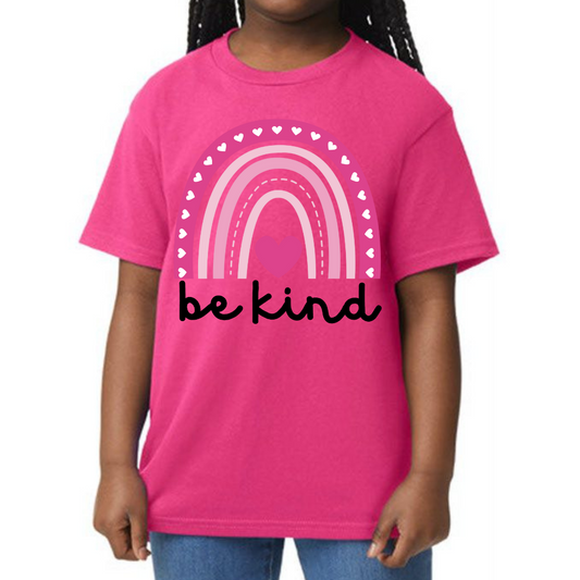 Kids Be Kind Pink T- Shirt