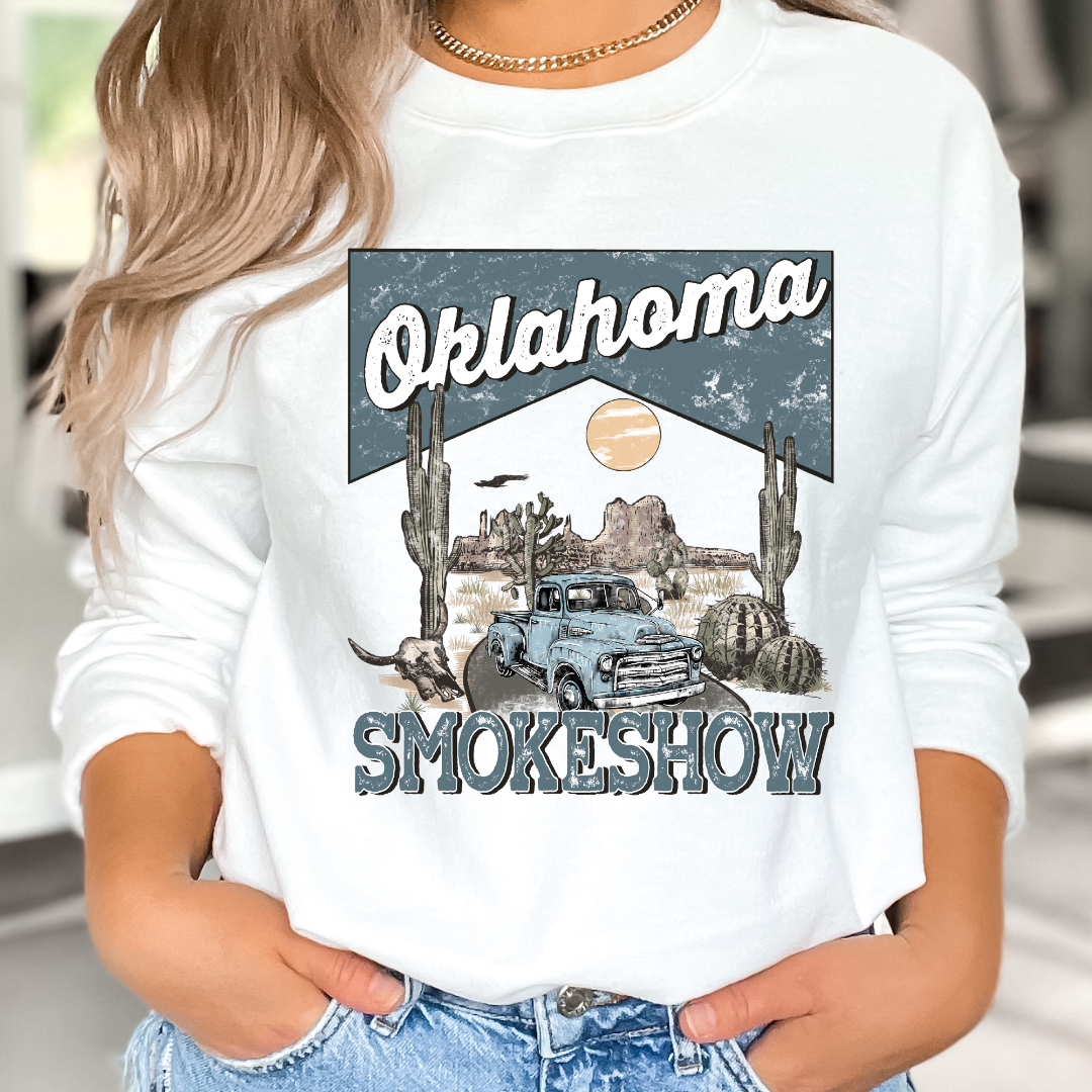 Oklahoma Smokeshow READY TO PRESS DTF TRANSFER