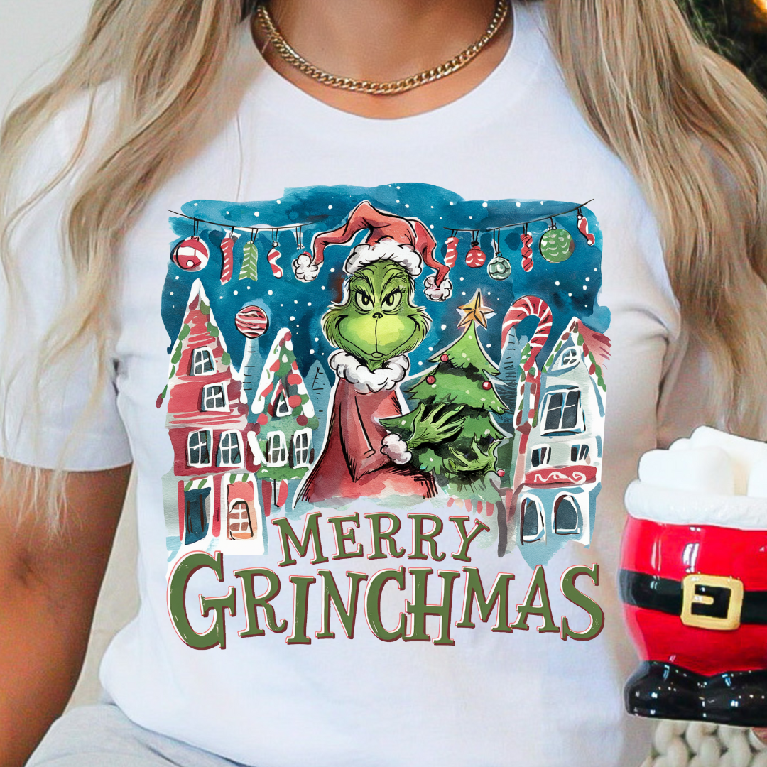 Merry Grinchmas DTF TRANSFER