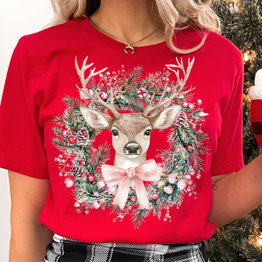 Holiday Deer DTF TRANSFER