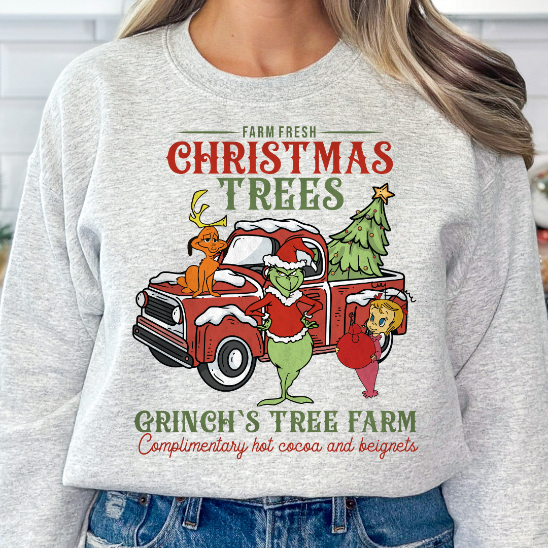 Grinch Tree Farm DTF TRANSFER