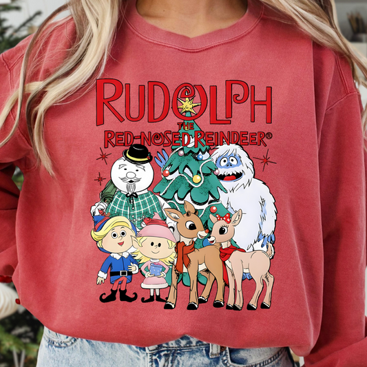 Rudolph The Red Nosed Reindeer DTF TRANSFER