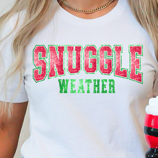 SNUGGLE WEATHER CHRISTMAS DTF TRANSFER