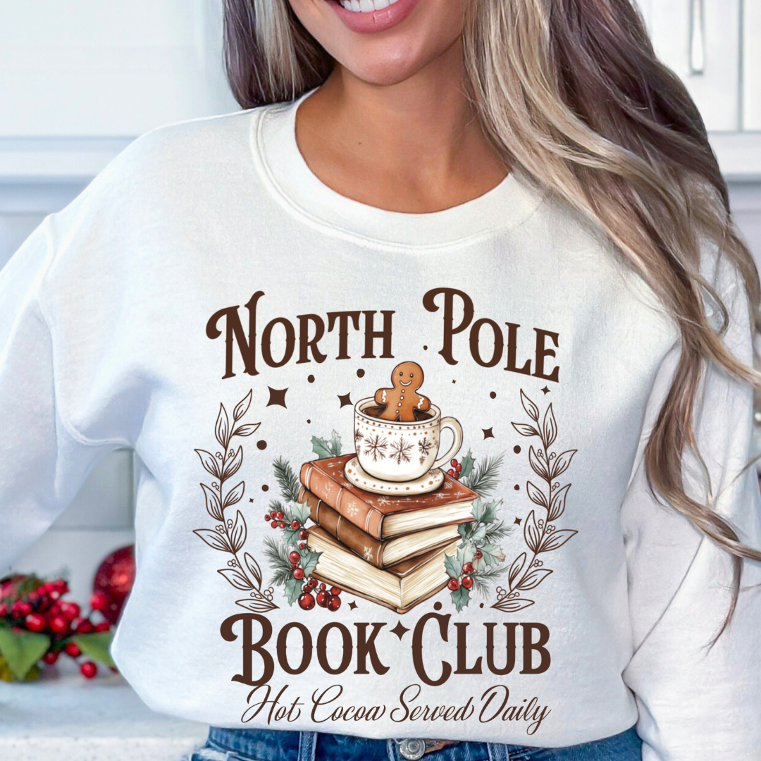 NORTH POLE BOOK CLUB - DTF TRANSFER