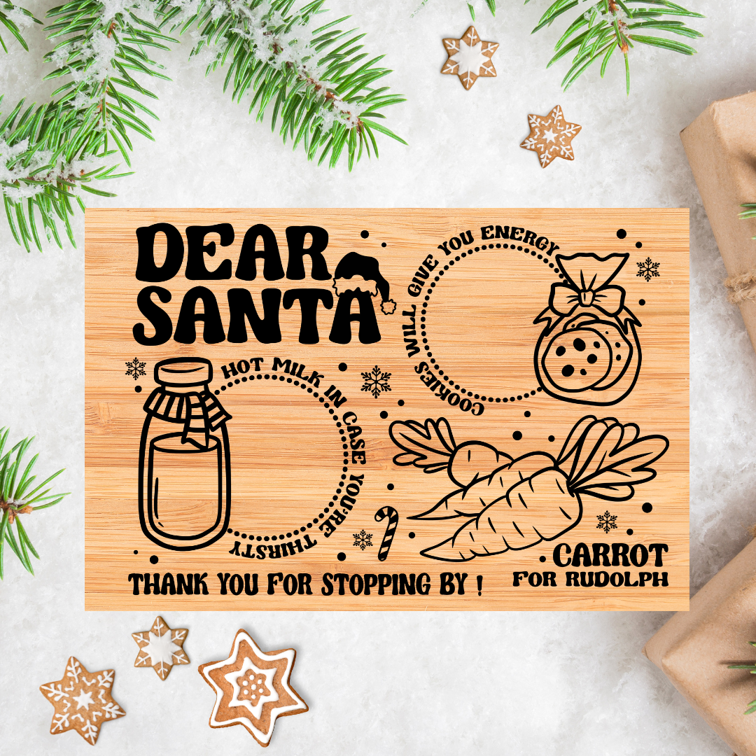 DEAR SANTA STICKER