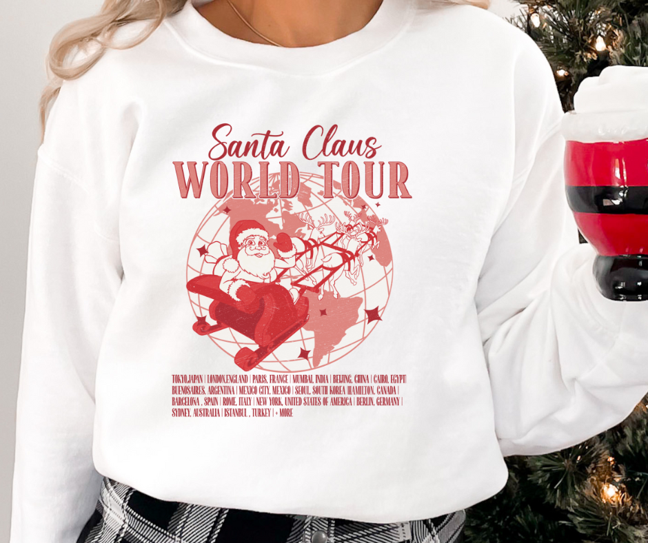 Santa World Tour - DTF TRANSFER