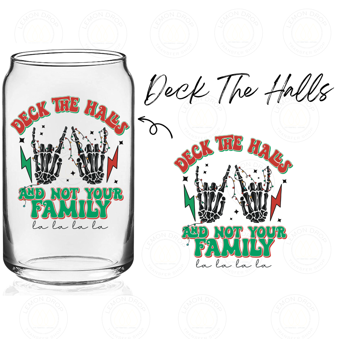 Deck The Halls UV DTF STICKER