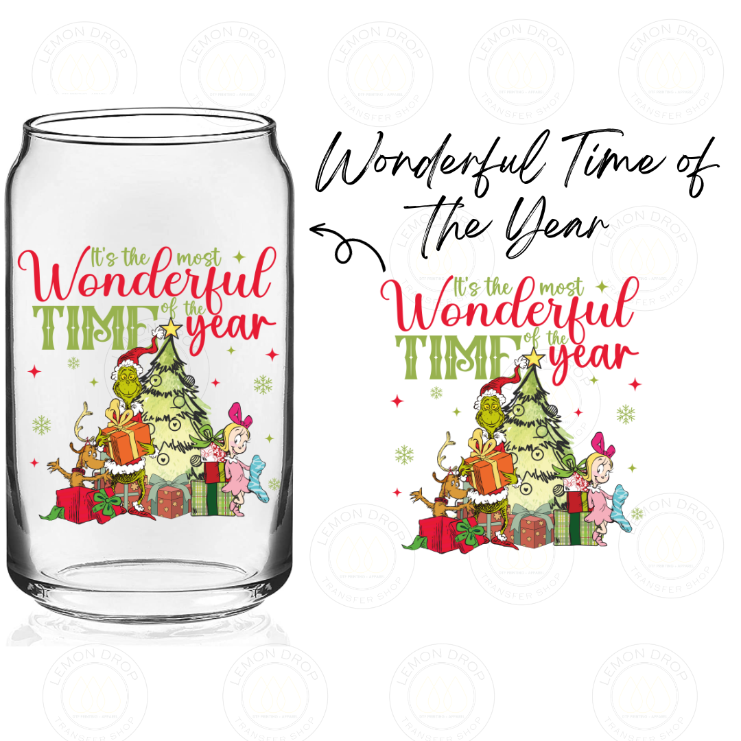 Wonderful Time of the Year DOUBLE-SIDED UV DTF STICKER