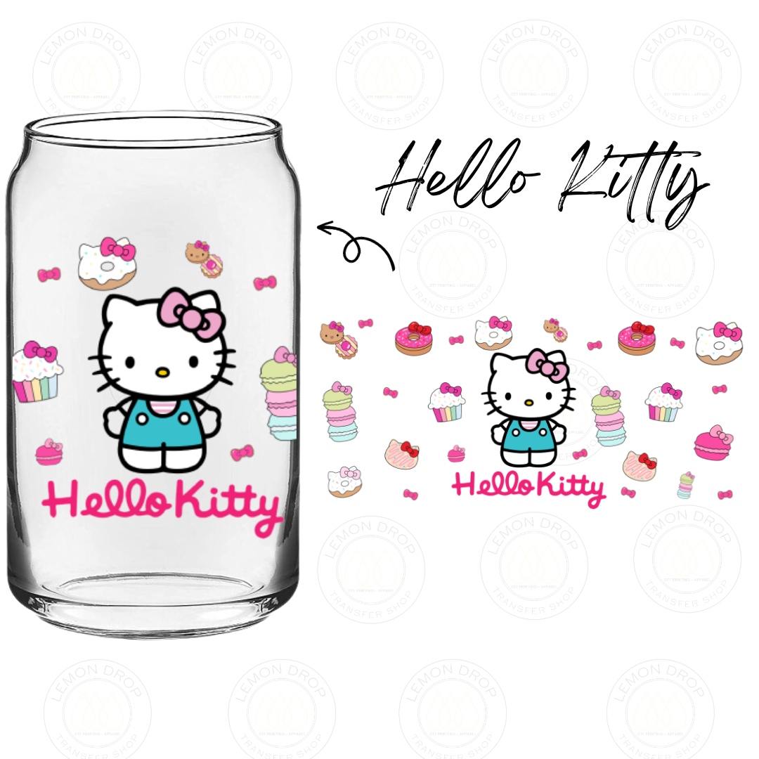 Hello Kitty UV DTF 16OZ CUP WRAP