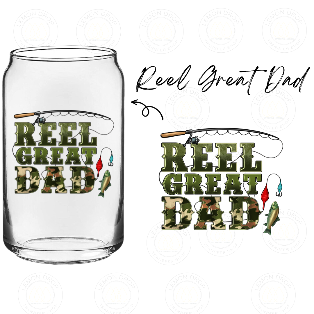 Reel Great Dad UV DTF STICKER