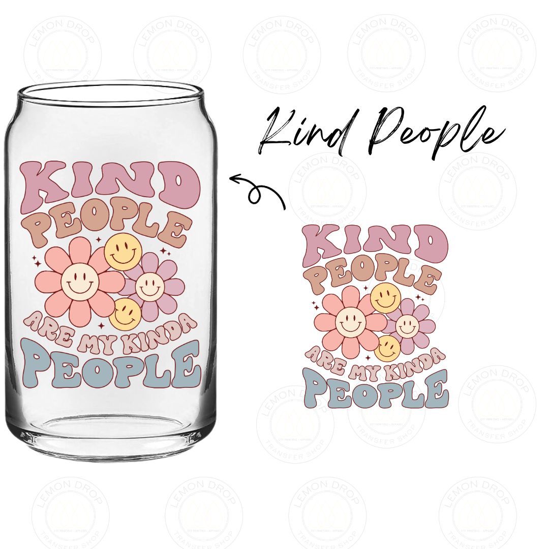 Kind People UV DTF STICKER