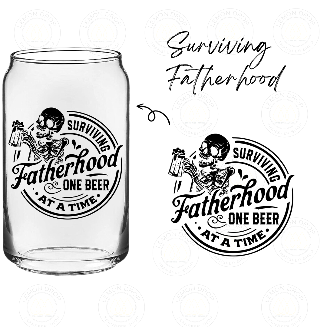 Surviving Fatherhood UV DTF STICKER