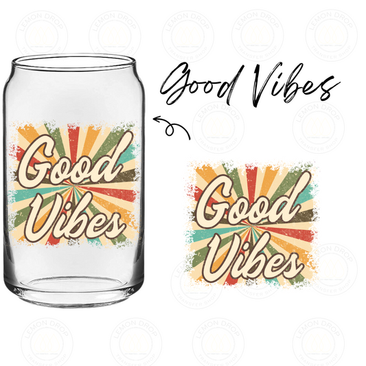 Good Vibes UV DTF STICKER