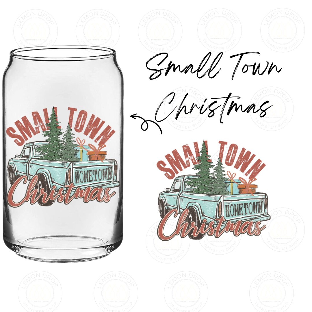 Small Town Christmas UV DTF STICKER