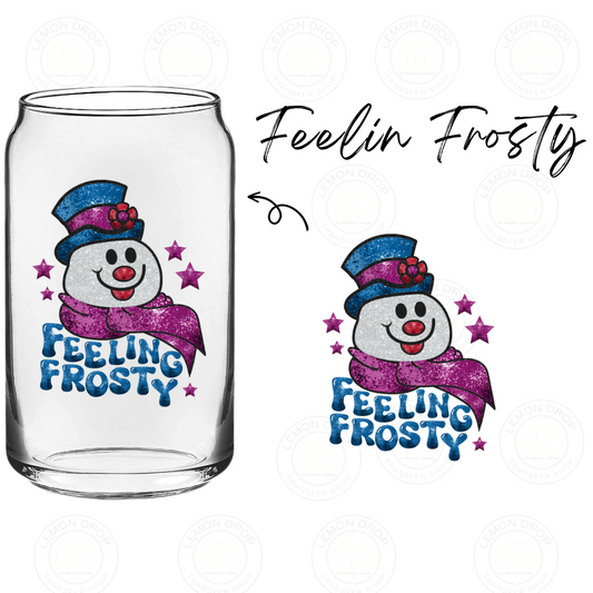 Feelin Frosty DOUBLE-SIDED UV DTF STICKER