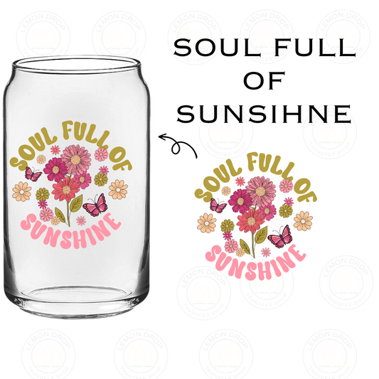 Soul Full Of Sunshine UV DTF STICKER