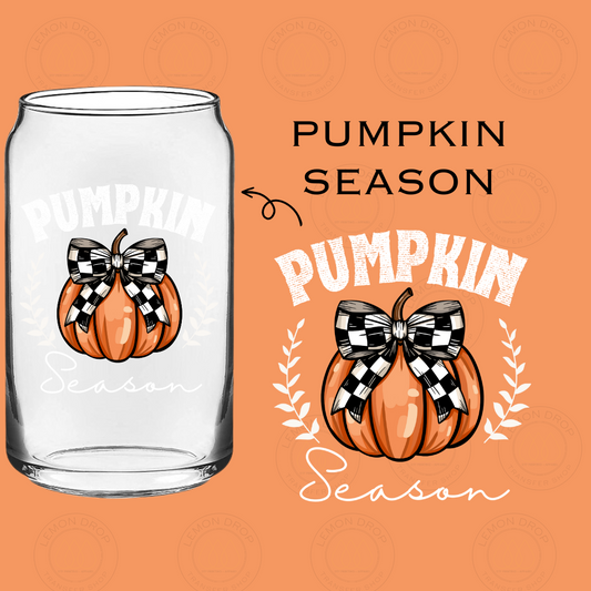 PUMPKIN SEASON UV DTF STICKER