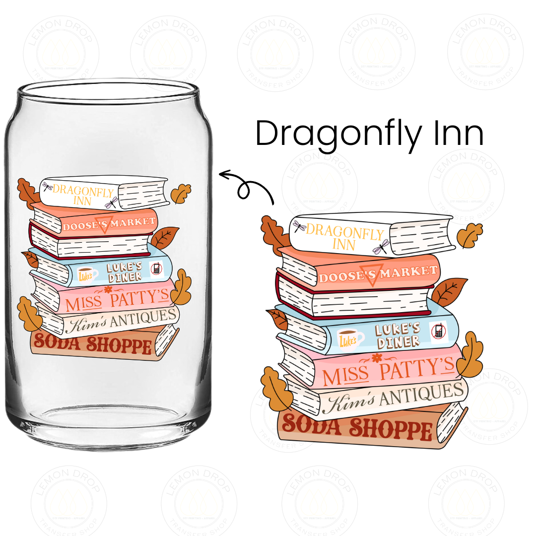 Dragonfly Inn UV DTF STICKER