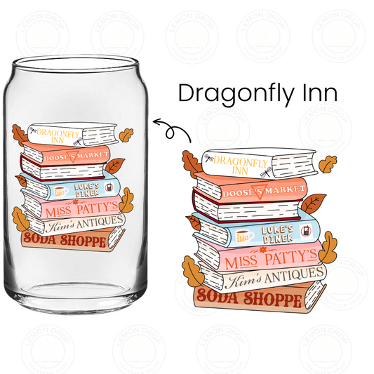 Dragonfly Inn UV DTF STICKER