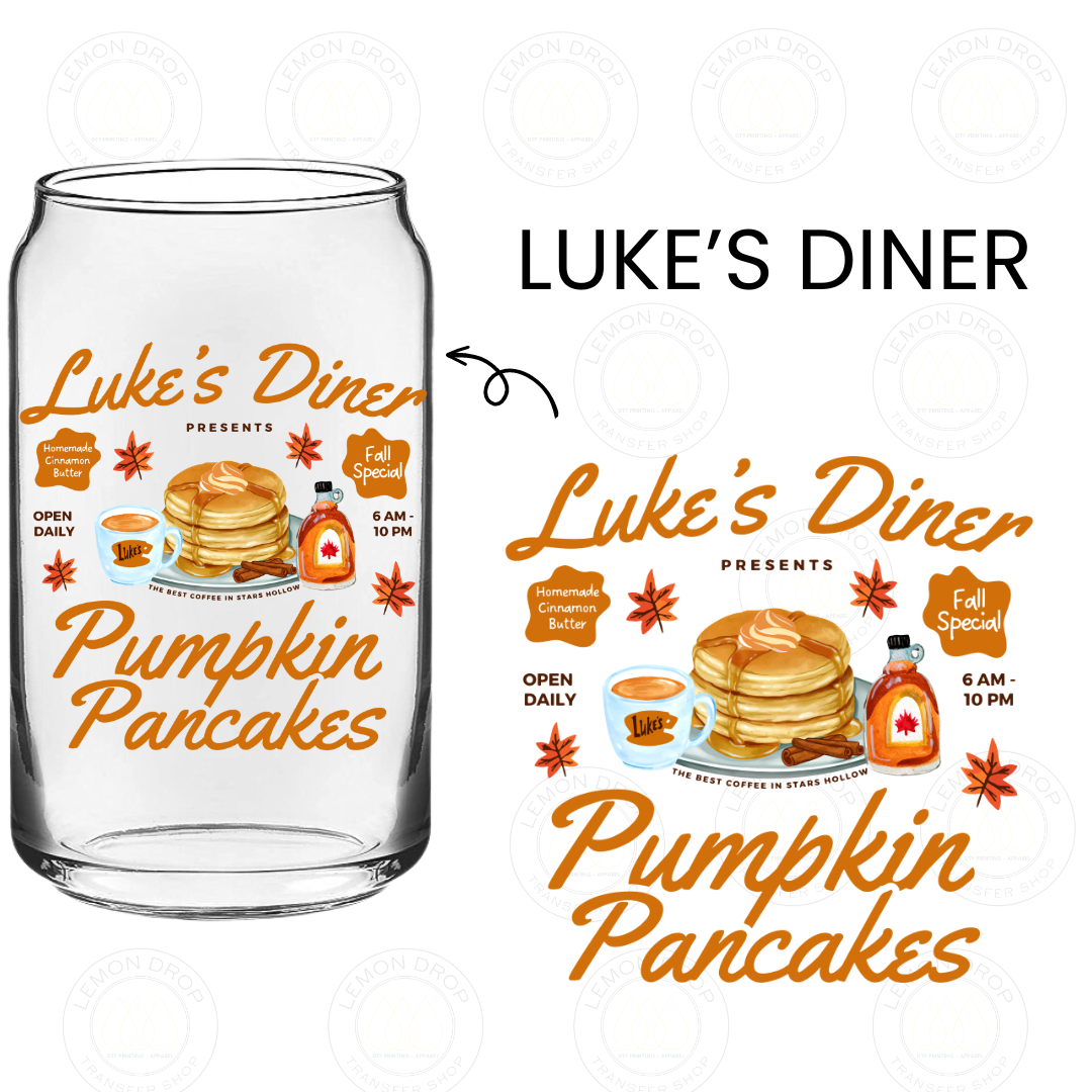 LUKE’S DINER UV DTF STICKER