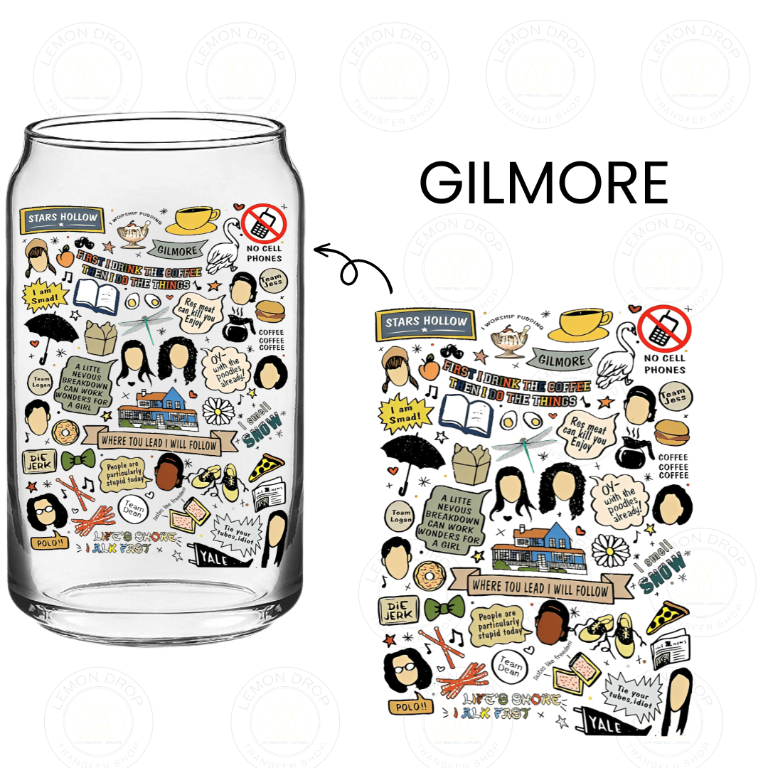 GILMORE UV DTF STICKER