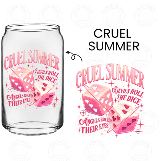 CRUEL SUMMER UV DTF STICKER