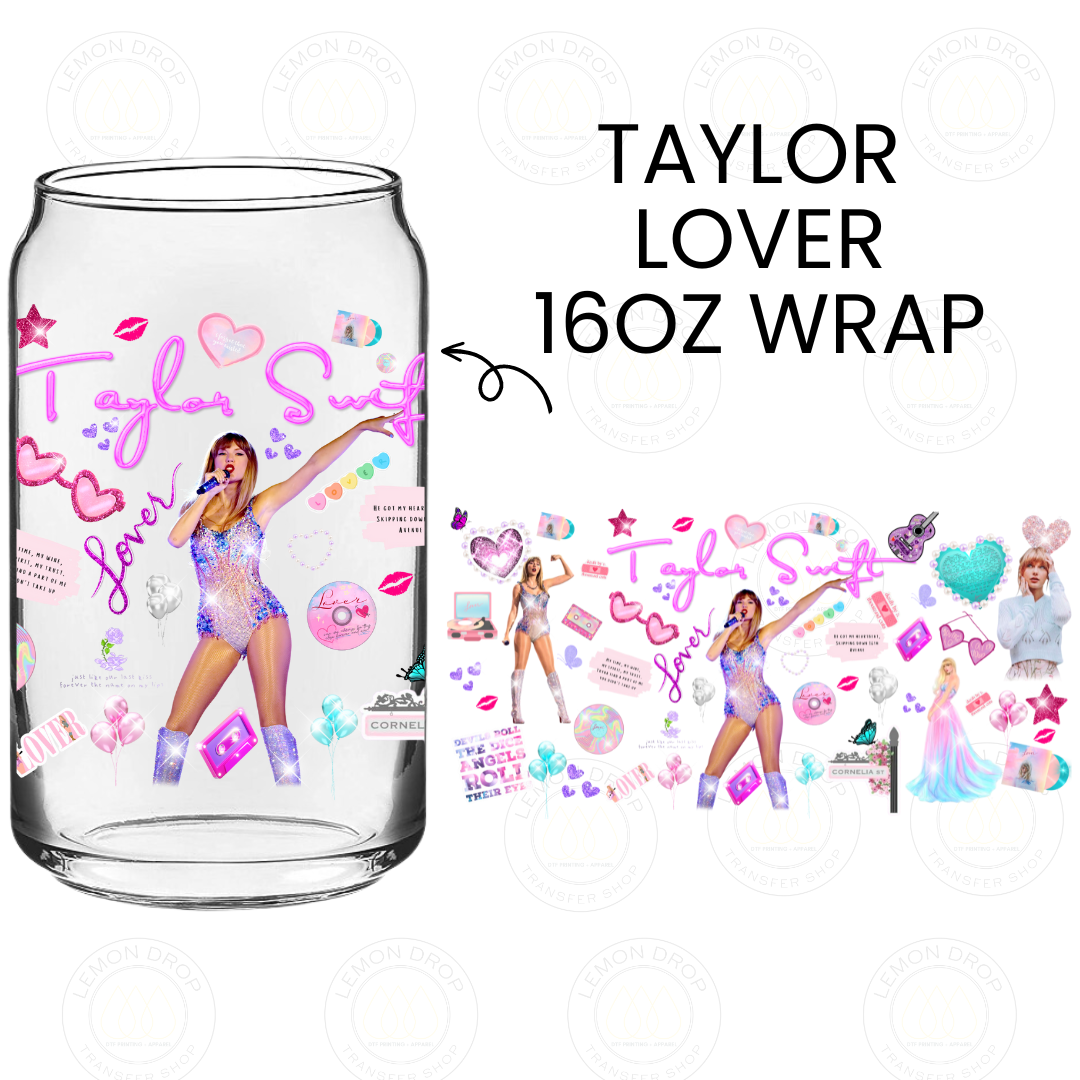 Taylor LOVER UV DTF 16OZ CUP WRAP