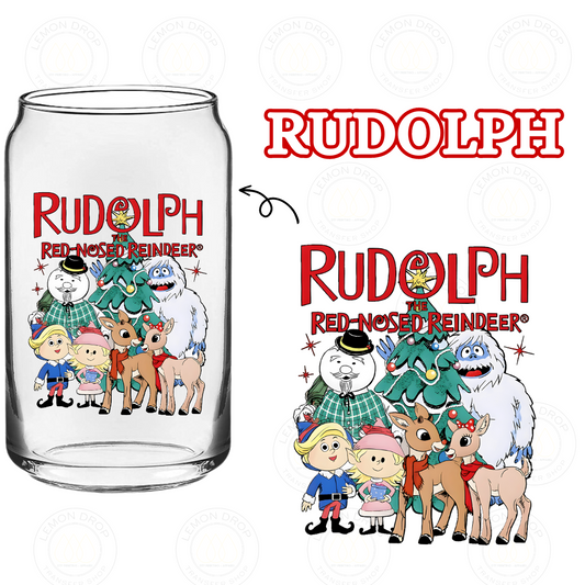 RUDOLPH DOUBLE-SIDED UV DTF STICKER