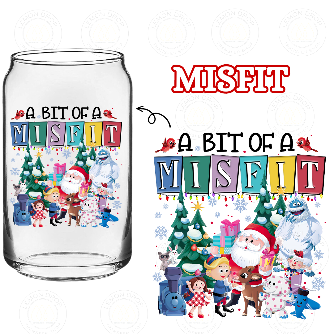 MISFIT DOUBLE-SIDED UV DTF STICKER