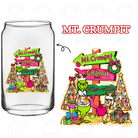 MT. CRUMPIT DOUBLE-SIDED UV DTF STICKER