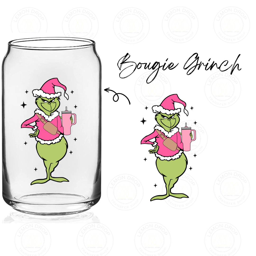 Bougie Grinch - UV DTF STICKER