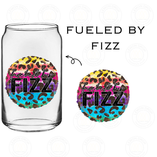 Fueled By Fizz UV DTF STICKER