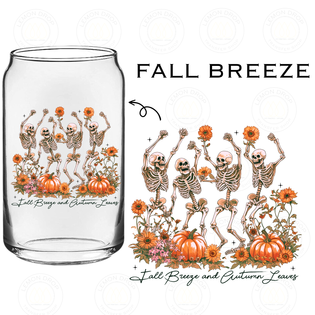 FALL BREEZE UV DTF STICKER