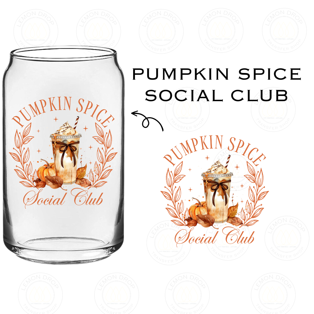 PUMPKIN SPICE DOUBLE SIDED UV DTF STICKER