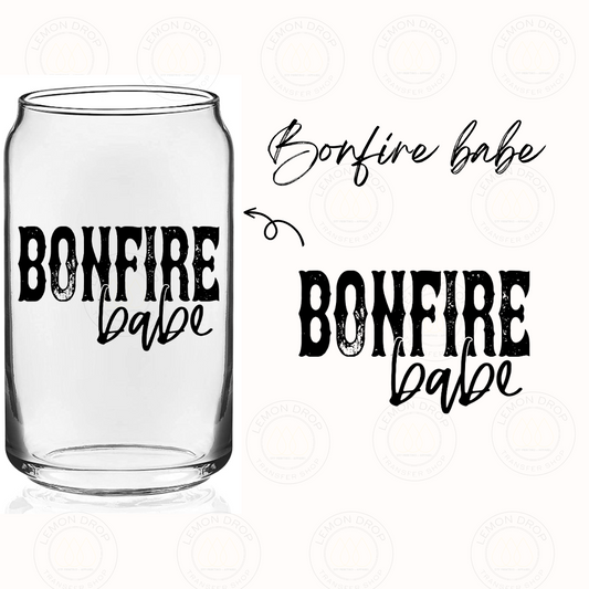 Bonfire babe UV DTF STICKER