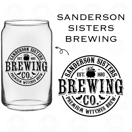 SANDERSON SISTERS BREWERY DOUBLE SIDED UV DTF STICKER