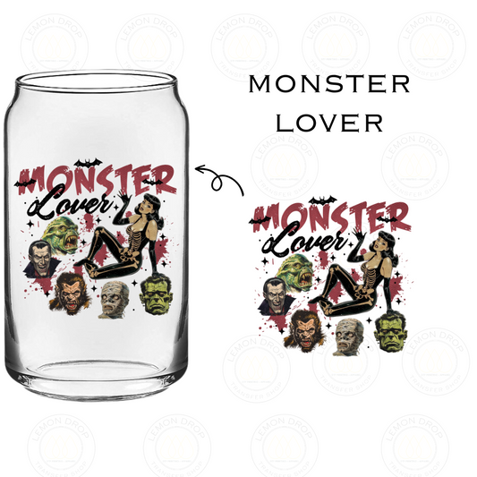 MONSTER LOVER DOUBLE SIDED UV DTF STICKER