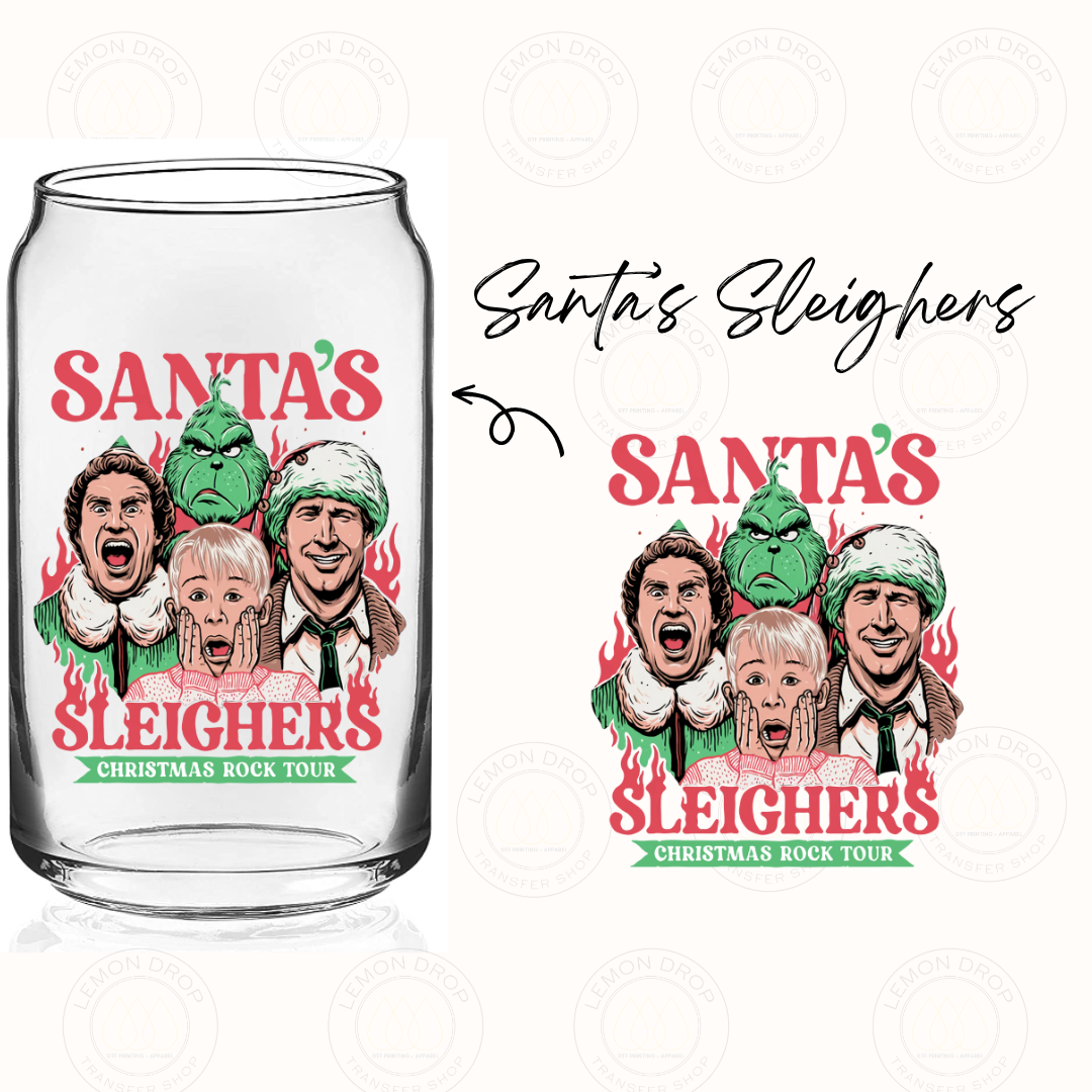 Santa’s Sleighers UV DTF STICKER