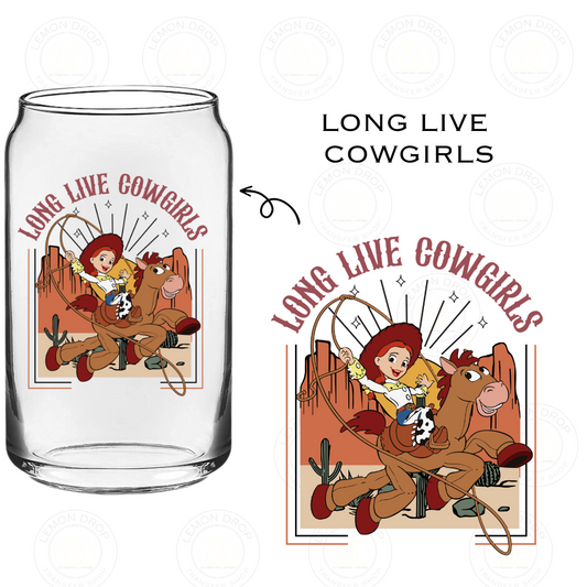 LONG LIVE COWGIRLS UV DTF STICKER