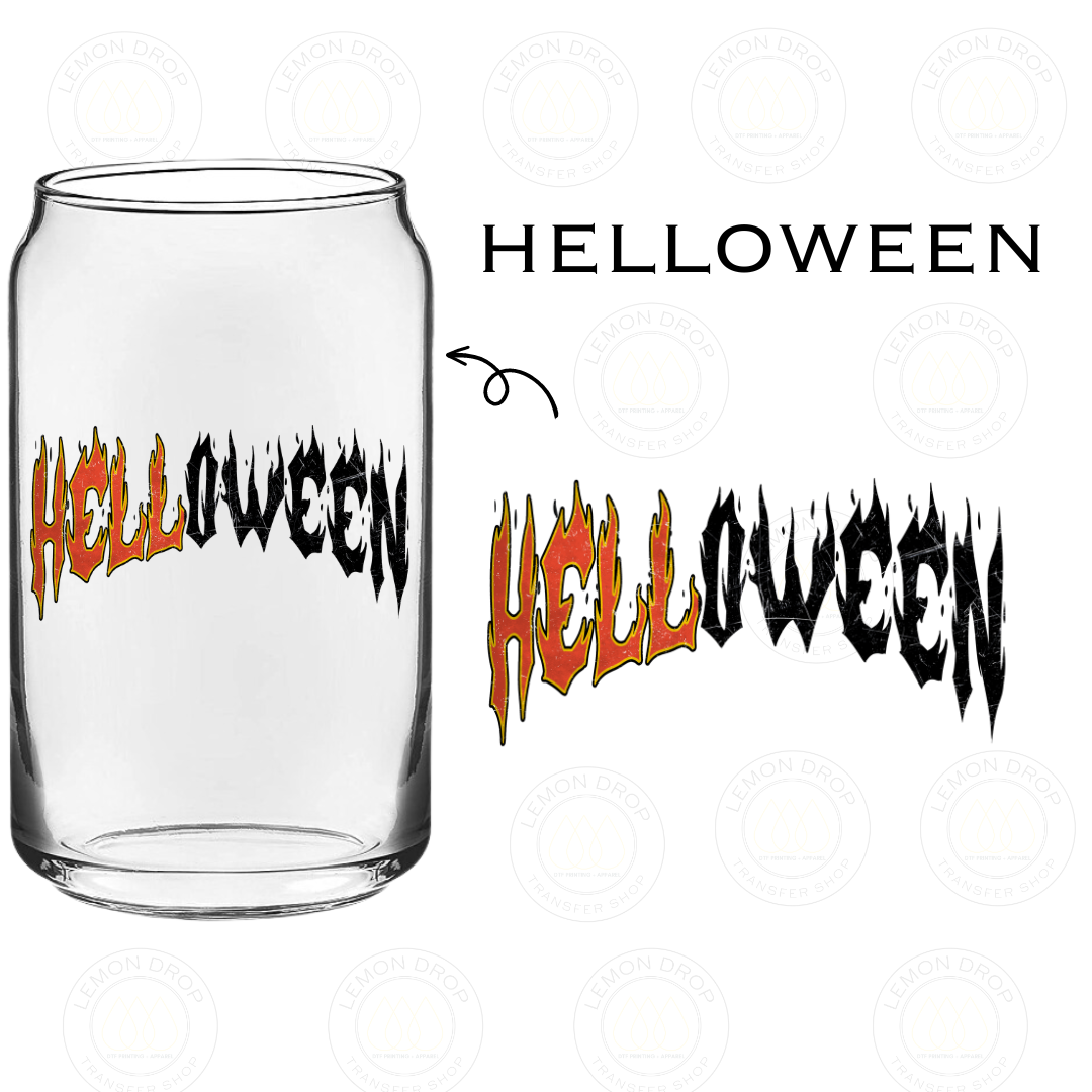 HELLOWEEN DOUBLE SIDED UV DTF STICKER