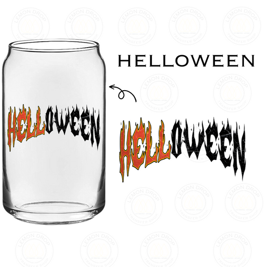 HELLOWEEN DOUBLE SIDED UV DTF STICKER