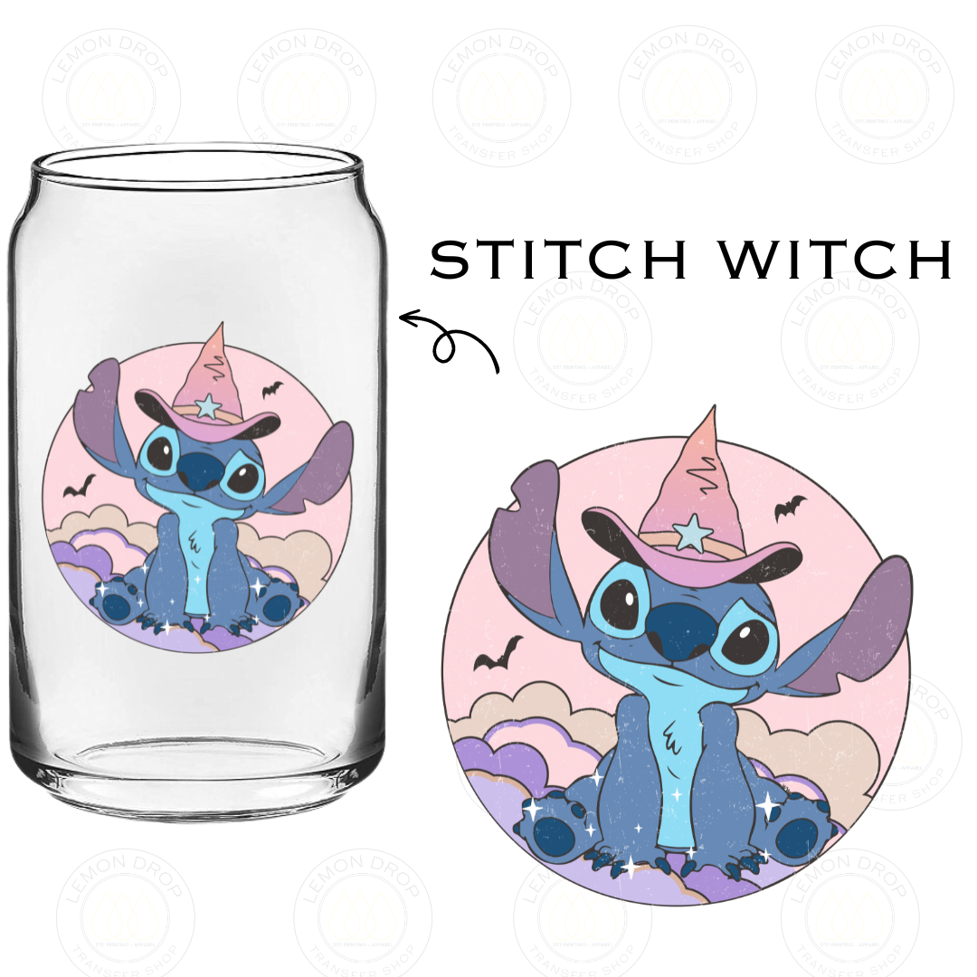 STITCH WITCH UV DTF STICKER