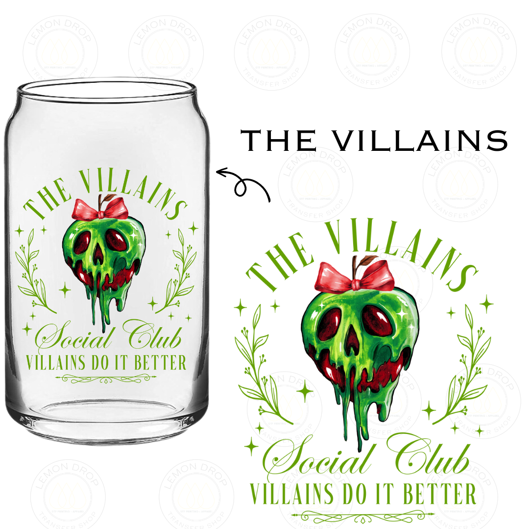 THE VILLAINS UV DTF STICKER