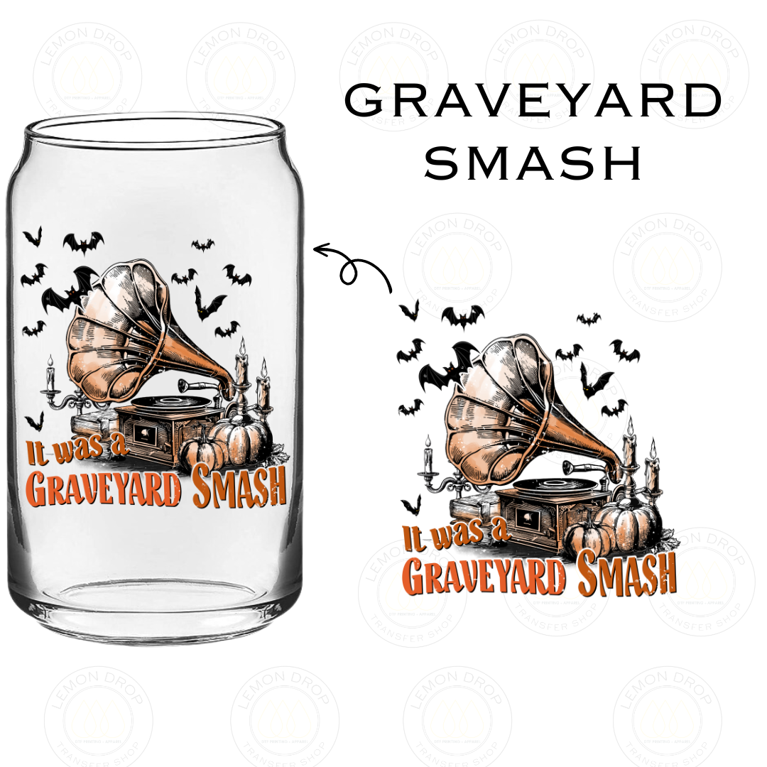 GRAVEYARD SMASH DOUBLE SIDED UV DTF STICKER