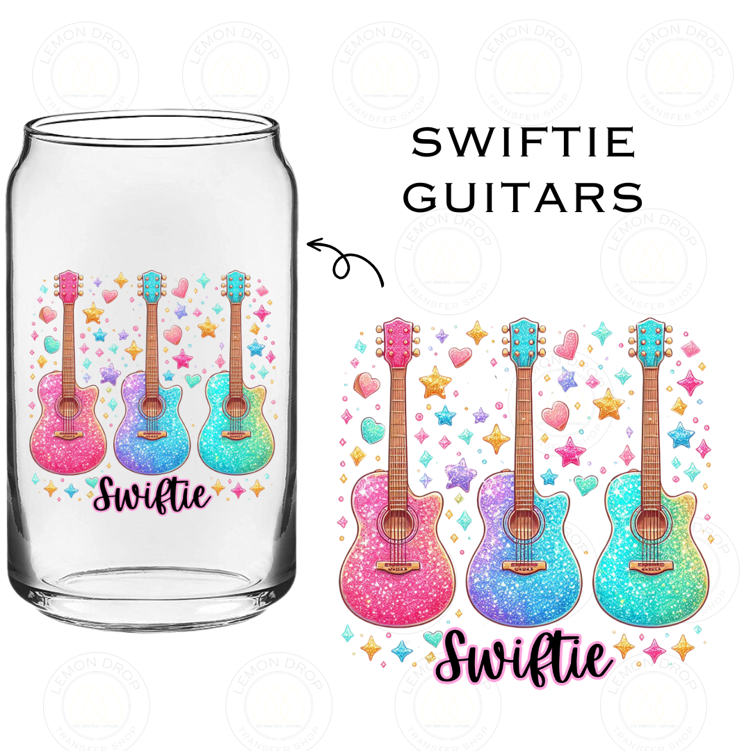 SWIFTIE GUITARS UV DTF STICKER