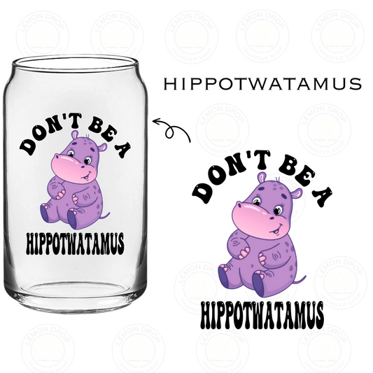 Hippotwatamus UV DTF STICKER