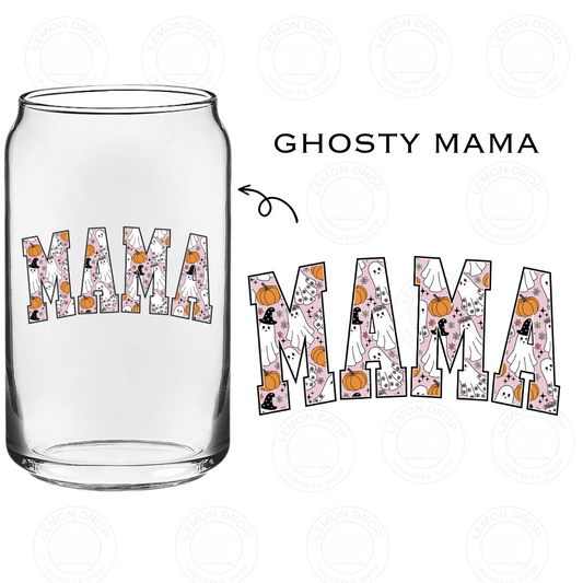 GHOSTY MAMA UV DTF STICKER